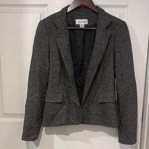 Calvin Klein Women's Charcoal Blazer